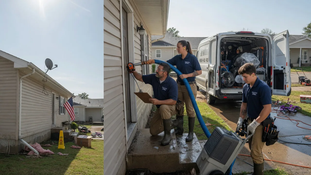 Ceiling Water Damage Restoration in Secor, IL near me